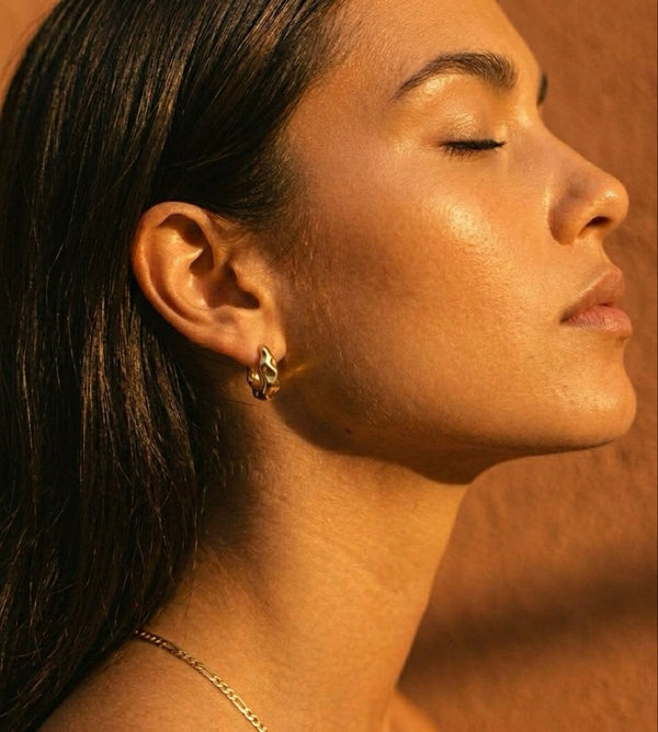 Agua earrings lifestyle
